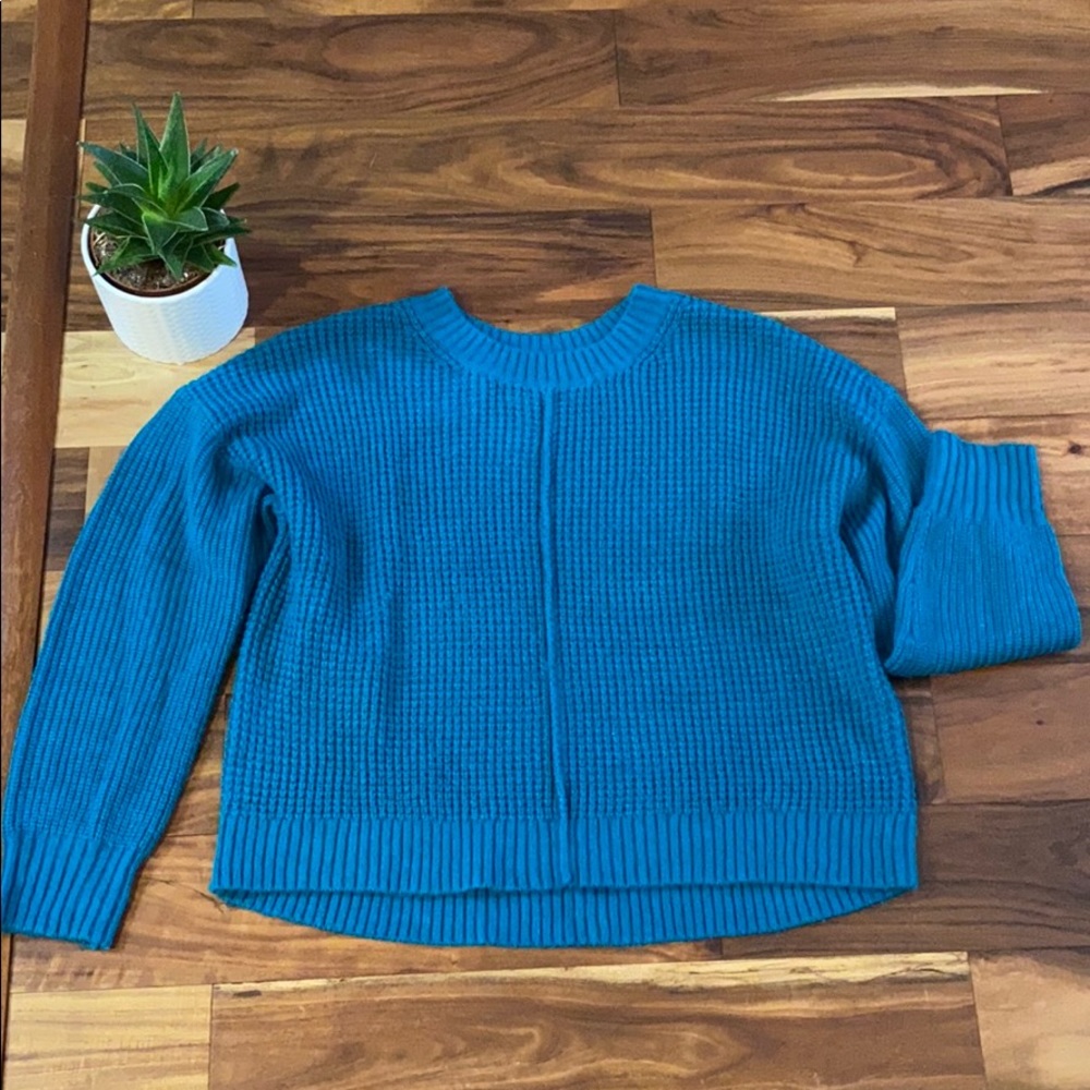Sanctuary blue-green knitted sweater! Size medium